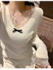 White Lace Lace Bottoming Shirt, Spring Wear Top, Spring And Autumn Can Be Worn Inside 2026 New Horn Sleeves_ecoleips.com