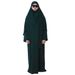 Verve Traditional Clothing Plus Size 2025 Ethnic Solid Color Two-Piece Abaya_ecoleips.com