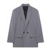 TAOP&ZA Spring Summer New Women's Commuting Style Lapel Double-Breasted Elegant Versatile Blazer 8769901_ecoleips.com