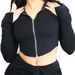 A5355 European And American Women's Fashion Casual Tight-Fitting Sportswear Multi-Pocket Workwear Jumpsuit Hat Set Pants_ecoleips.com