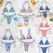 Women's Clothing Triangle Cup Printed Sexy Bikini Split Swimsuit Swimsuit_ecoleips.com