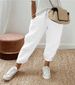 Women's Printed Cotton And Linen Casual Pants With Pocket_ecoleips.com