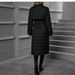 Women's Quilted Long Trench Coat Cotton Jacket Autumn Winter Fashion For Ladies_ecoleips.com