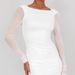 New Sheer Mesh Patchwork Backless French Elegant High-end Long Dress, Wholesale From Cross-border Manufacturers_ecoleips.com