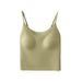 Spring Summer New Camisole For Women Pearl Yarn, Seamless, Beautiful Back, With Chest Pads, No Bra Needed, Inner Outer_ecoleips.com