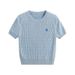 New Summer Women's Twisted Ice Silk Knit T-Shirt - Slim Fit Round Neck Short Sleeve Top - Breathable & Stylish Casual Tee_ecoleips.com