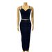 Women's Clothing Denim Dark Sexy Suspender Long Skirt Dress Denim Suit_ecoleips.com