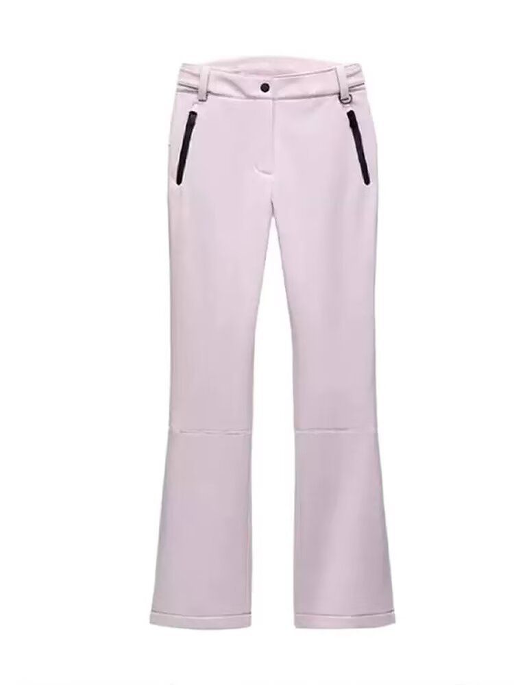 Winter Ski-Inspired Color-Block Padded Coat Set – Warm & Stylish Outerwear For Cold Days_ecoleips.com