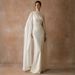 Muslim Evening Dress Elegant Off-Shoulder Summer Dress For Women Slim Fit With Ribbon Backless Design_ecoleips.com