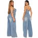 Women's Strapless Denim Jumpsuit – Off-the-Shoulder Wide Leg Romper, Light Blue, Sizes S-2XL_ecoleips.com