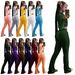 European American Style Women's Clothing Set On .: Solid Color Long-sleeve Sexy Cropped Cardigan And Flared Pants_ecoleips.com