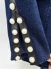 K New Fashion Heavy Industry Nail Bead Cowboy Jacket Pants Set Two Piece Set_ecoleips.com