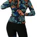 Women's Sexy Two-Piece Cardigan Swimsuit Zipper Design Bikini Set For Spring/Summer/Vacation_ecoleips.com