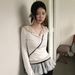Women's Summer Slim Fit T-Shirt Solid Color Button Collar Faux Two Piece Hooded Top Street Fashion European American Style_ecoleips.com