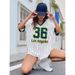 Women's Summer Graphic Print T-Shirt - Casual Crew Neck Short Sleeve Tee - Fashionable & Comfortable For Daily Wear_ecoleips.com