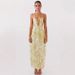 Women's Clothing Multiple Wavy Long Beach Suspender Dress_ecoleips.com