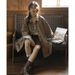 Korean-style Retro Artistic Mid-length Trench Coat For Women, New Spring Collection, Stylish And Sophisticated Top_ecoleips.com