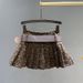 Retro Leopard Print Suede Mini Skirt for Women High-End Slimming A-Line Style Spring/Summer 2026 New Fashion Youthful Design_ecoleips.com