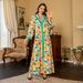 Women's Clothing Muslim Women's Casual Fashion Rhinestone Dress Spring New Style Middle East Saudi Arabia Women's Clothing_ecoleips.com