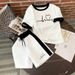 Women's Summer Casual T-Shirt And Shorts Set Heartbeat Love Print Comfortable Loose Fit Lounge Wear_ecoleips.com