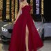 Women's Clothing Fashion Elegant Dress One Shoulder Slim Pleated Party Banquet Birthday Dress_ecoleips.com