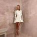 Women's Clothing Fashion Backless Trumpet Sleeve Hip Sexy Dress Fashion Sexy Slim _ecoleips.com