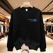 FW25 Matching Couple Cotton Crew Neck Sweatshirt - His & Hers_ecoleips.com