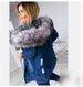 Women's Clothing Retro Denim Jacket Warm Medium Long With Large Fur Collar Ripped Old Style Spot Trench Coat_ecoleips.com