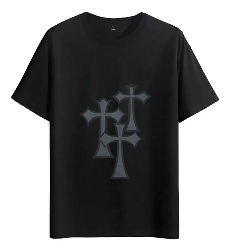 Women's T-Shirts Tshirt Muscle Freaks Gothic Crosses Dark Style T-shirt_ecoleips.com