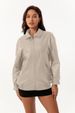K Fashionable Loose Fitting Leather Jacket For Women, Long Sleeved Lapel Jacket_ecoleips.com