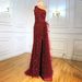 New Color Sequin Fairy Long Sleeveless Fashion Slim Temperament Medium Long Evening Dress Female_ecoleips.com