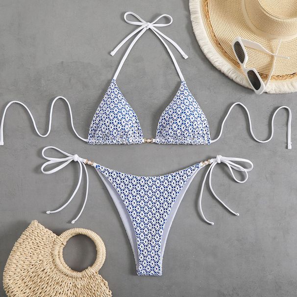 Women's Clothing Pure Desire Style Sexy Lace Swimsuit Female Ins High End Split Swimsuit_ecoleips.com