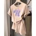 Women’s Clothing Casual Sports Outerwear Suit For Women Summer New Style Student Loose Running Fashionable Short Sleeved Shorts Two Piece Suit_ecoleips.com