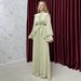Elegant plus Size Lantern Sleeve Blouse Wide Leg Pants Set Women's Stylish Two Piece Outfit_ecoleips.com