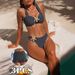 Women's Clothing Women's Three Piece Bikini Swimsuit Set Style Starfish Polka Dot Strapless Skirt Modest Coverage, Beach & Pool Ready_ecoleips.com