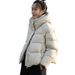 girl Girl Girl Puff Cloud Jacket For Women, Short Korean Style, Petite Slimming Fashion Puffer Jacket, Thickened Cotton Coat_ecoleips.com