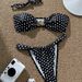 Women's Clothing Women's European American Style Two Piece Bikini Fashionable Print Swimwear Small Floral Print Swimsuit Set Retro Sexy Hot Girl_ecoleips.com