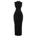 YY24070 European And American Style Sexy Backless Bow For Women Summer New Elegant Hot Girl Long Dress_ecoleips.com