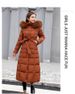 Women's Clothing Long Padded Coat With Faux Fur Hood, Warm Winter Jacket, Slim Fit Overcoat, Polyester Shell, Available In Multiple Colors_ecoleips.com