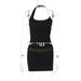 Summer Fashion Street Style Women's Outfit Chain Halter Neck Bralette And Super Short Sexy Skirt Set for Hot Girls_ecoleips.com