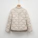 90 White Duck Down Slim V-neck Solid Color Simple Round Neck Warm Down Jacket Women's Jacket_ecoleips.com