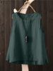 ZANZEA Women 2025 Summer Tank Tops Holiday Sleeveless Cotton Linen Casual Loose Beach Tees Oversized Solid Color Blouse Camis_ecoleips.com