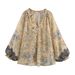 Metallic Print Shirt & Skirt Set – Trendy Matching Outfit For Women (XS/S/M/L, Long Sleeve & Midi Length)_ecoleips.com