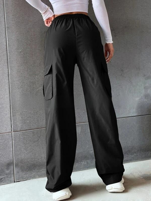 Women's Clothing Casual Washed Overalls Women's Summer New High Waist Wide Leg Straight Breathable Pants_ecoleips.com