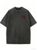 Women's Everyday Casual Tee, Retro Wash Oversized Summer Top_ecoleips.com