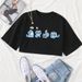 KPop Demon Hunters Camiseta De Tigre Para Mujer Tops Cortos De Manga Corta Con Cuello Redondo, Camiseta Regalo Para_ecoleips.com