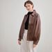 Women's Pu Leather Biker Jacket - Stylish Loose Fit Motorcycle Coat With Faux Protein Leather, Korean Streetwear Fashion_ecoleips.com