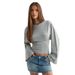 2026 European And American Women's Fashion New Solid Color Round Neck Regular Shoulder Wide Waist-Cinching Sexy_ecoleips.com