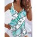 Women's Clothing New Sexy Sleeveless Suspenders Printed T Shirt Female_ecoleips.com