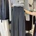 Autumn Office Wide-Leg Pants – High Waist Grey Trousers For Pear Shape (S-XL, Polyester)"_ecoleips.com